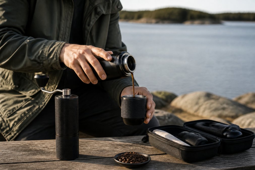 Fordele ved at male kaffe selv på farten