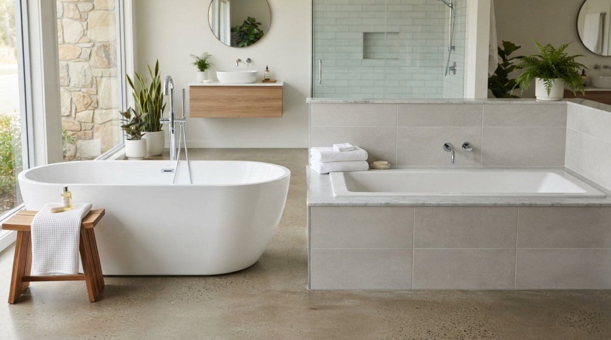 Freestanding vs Built-In Tubs for Spa Bathrooms