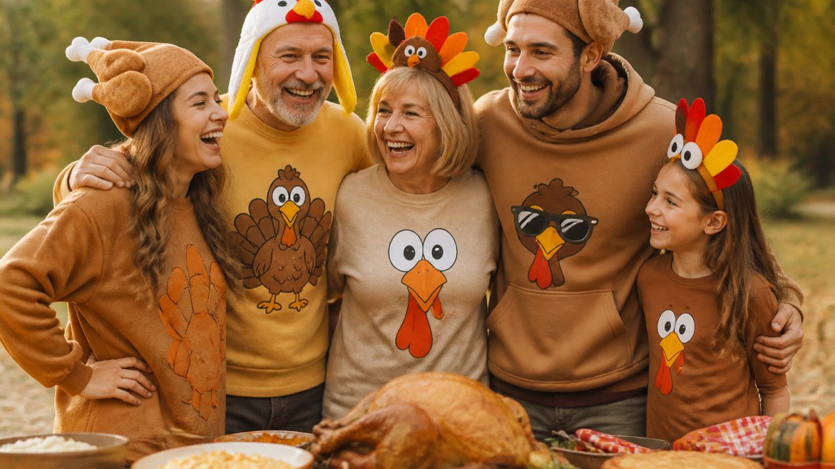 Funny Thanksgiving Outfit Ideas for Family Gatherings