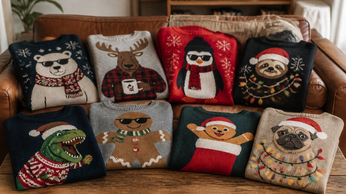 Funny Winter Sweaters for Casual Weekend Outfits