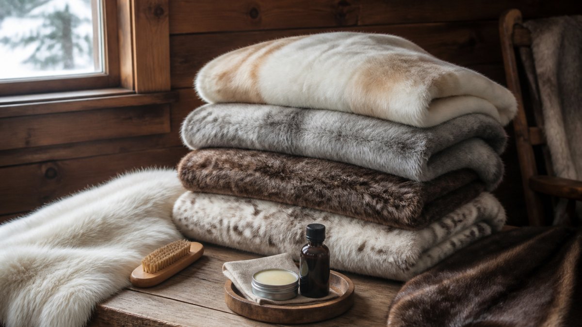 Genuine Fur Blankets: Types, Care, and Styling Guide
