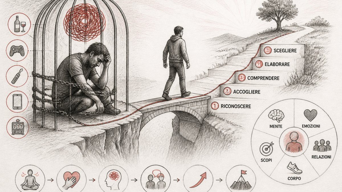 Gestire la vergogna legata alla dipendenza