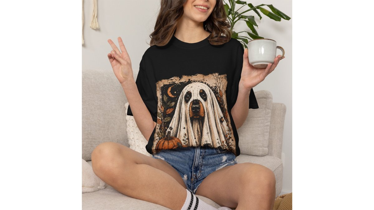Ghost Dog Halloween T-Shirt