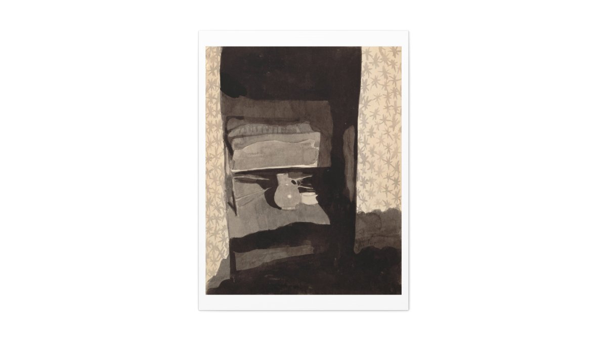 Glance Into a Bedroom (1908) by Paul Klee, Canvas Art Print from the Original