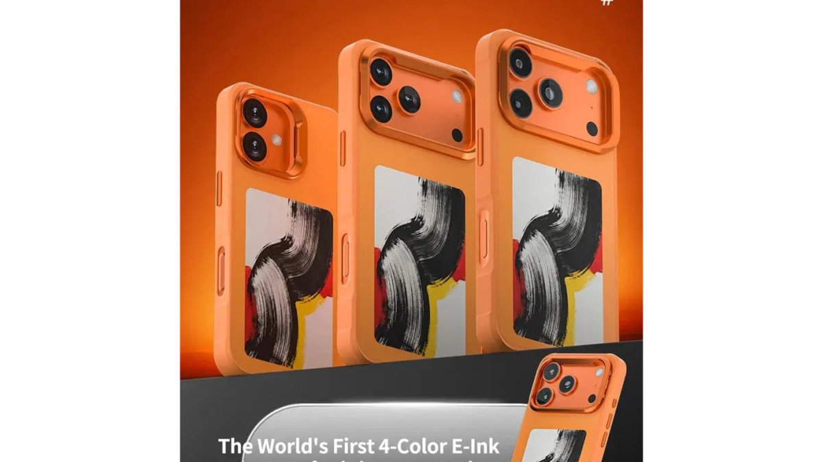Glass-Back NFC E Ink Case for iPhone 17, 17 Pro and 17 Pro Max