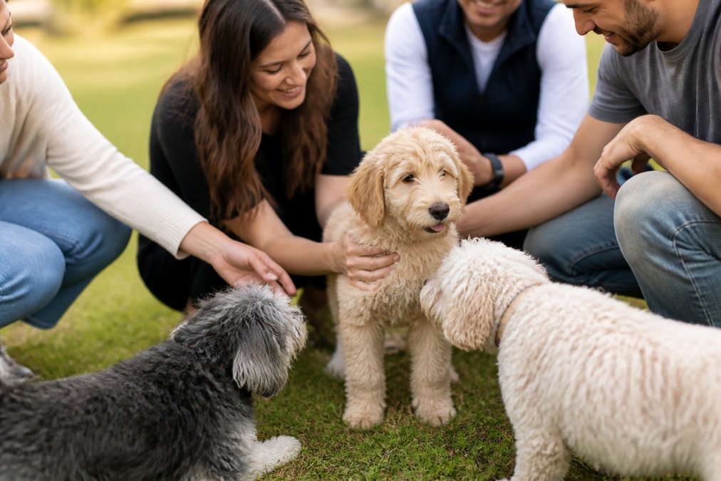 Goldendoodle Puppy Socialization: 3-14 Week Guide