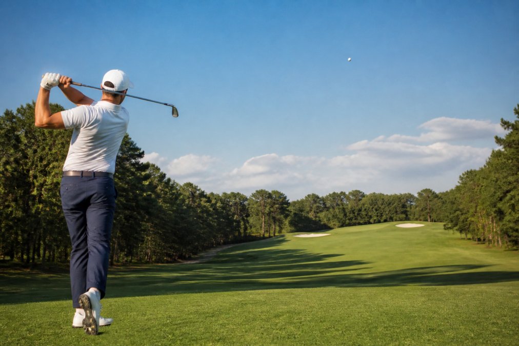 Diagram showing how golf balls react to swing speed and launch angle during a fairway drive