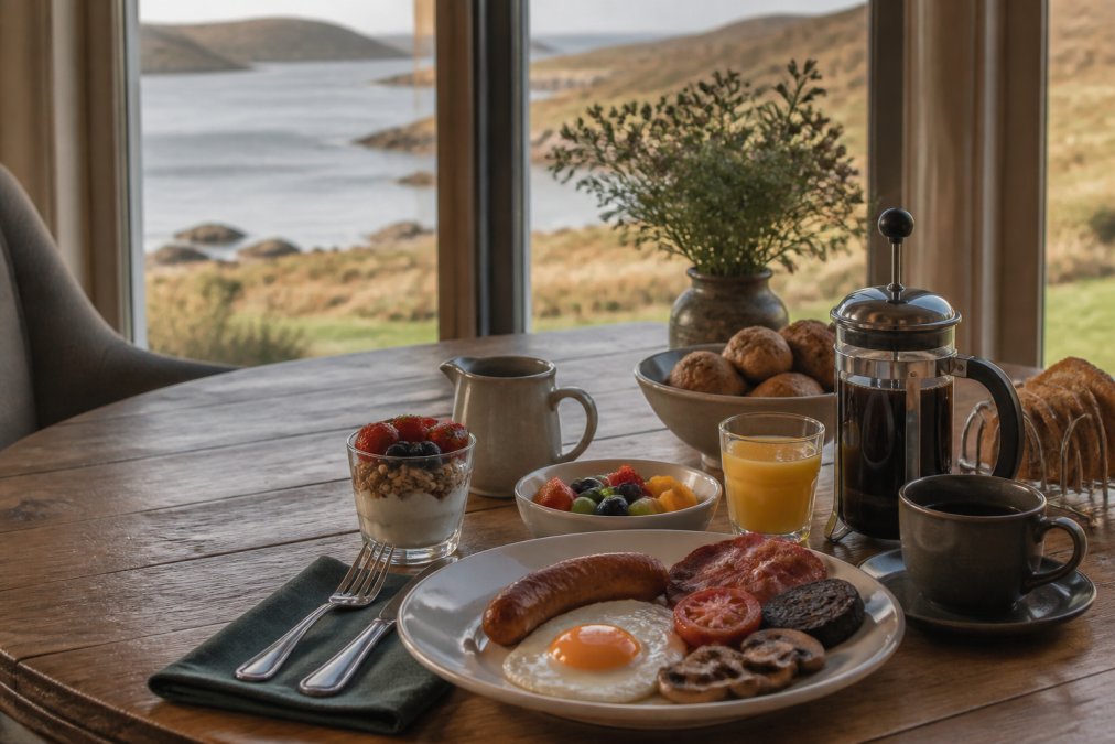 Gourmet Breakfast Stay Isle of Skye: 7 Luxury Lodges