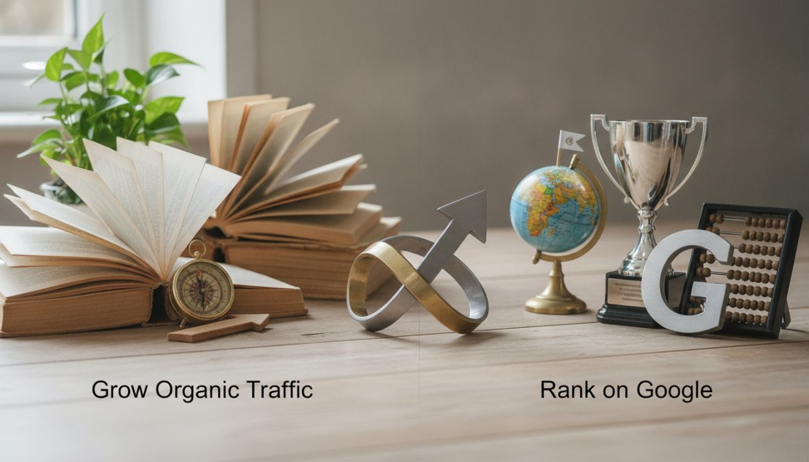 Grow Organic Traffic vs Rank on Google: A Unified SEO Strategy