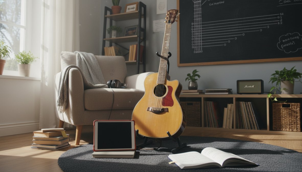 Guitar Learning Without a Teacher: A 2026 Guide