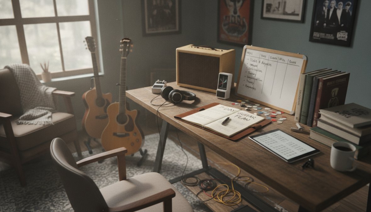 Guitar Practice Plan for Intermediate Players: 7-Day Framework