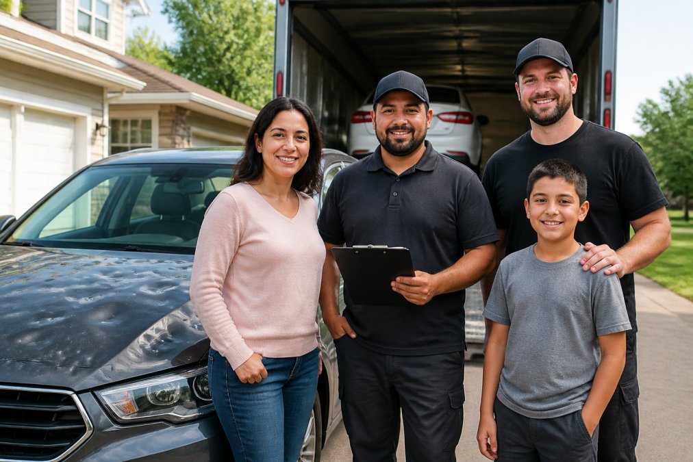Hail Damage Repair Pickup and Delivery: Your Complete Guide