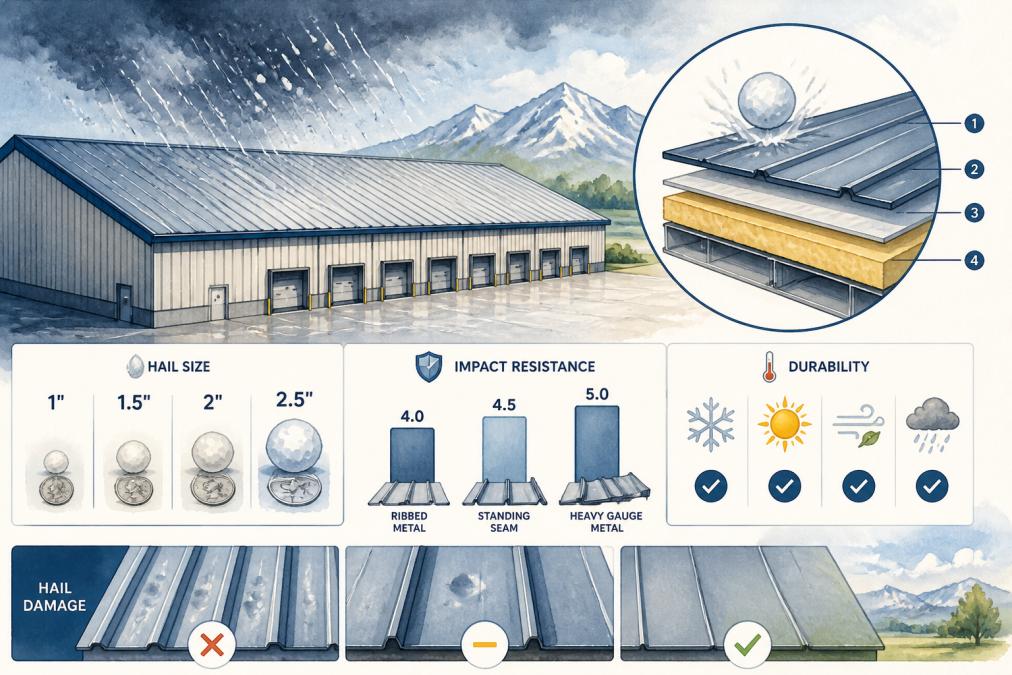 Hail Resistant Roofing for Warehouses: 2026 Guide
