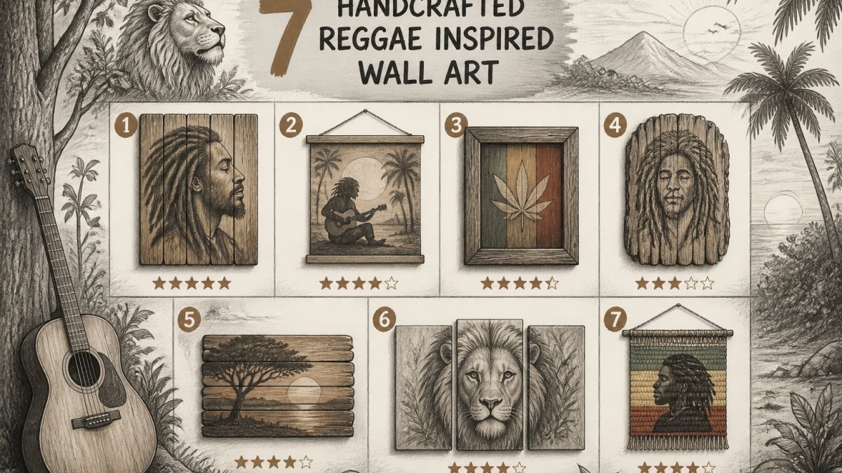 Handcrafted Reggae Inspired Wall Art: 7 Picks for 2026
