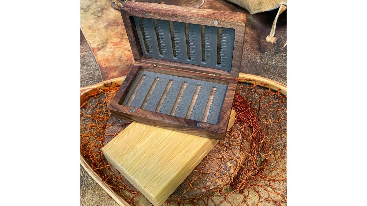Handcrafted Wooden Fly Box