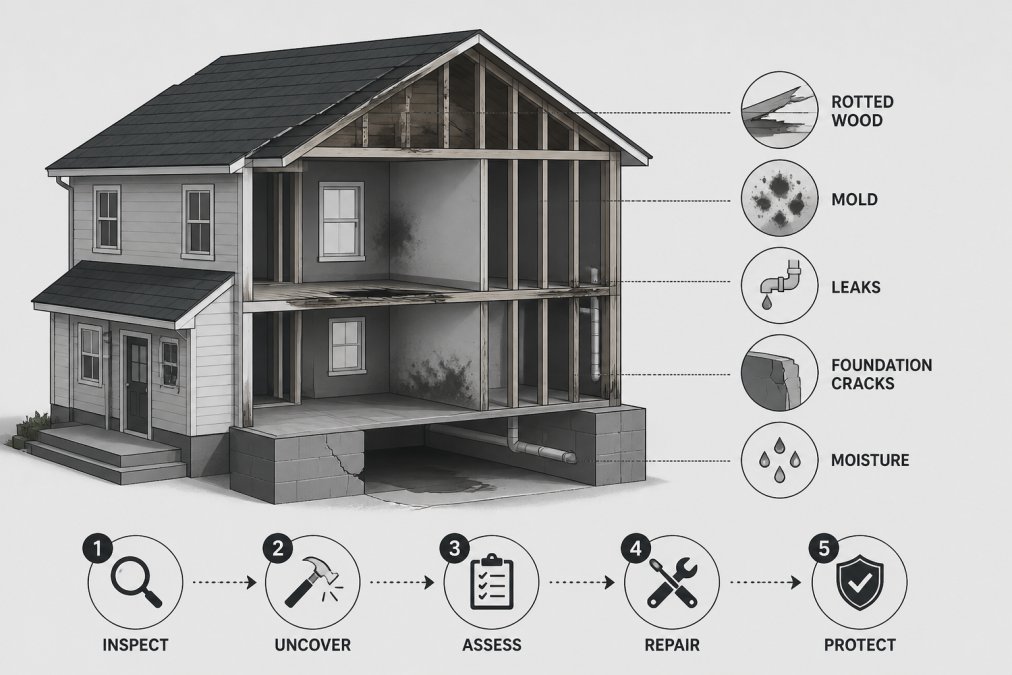 Handling Hidden Damage During Home Renovation