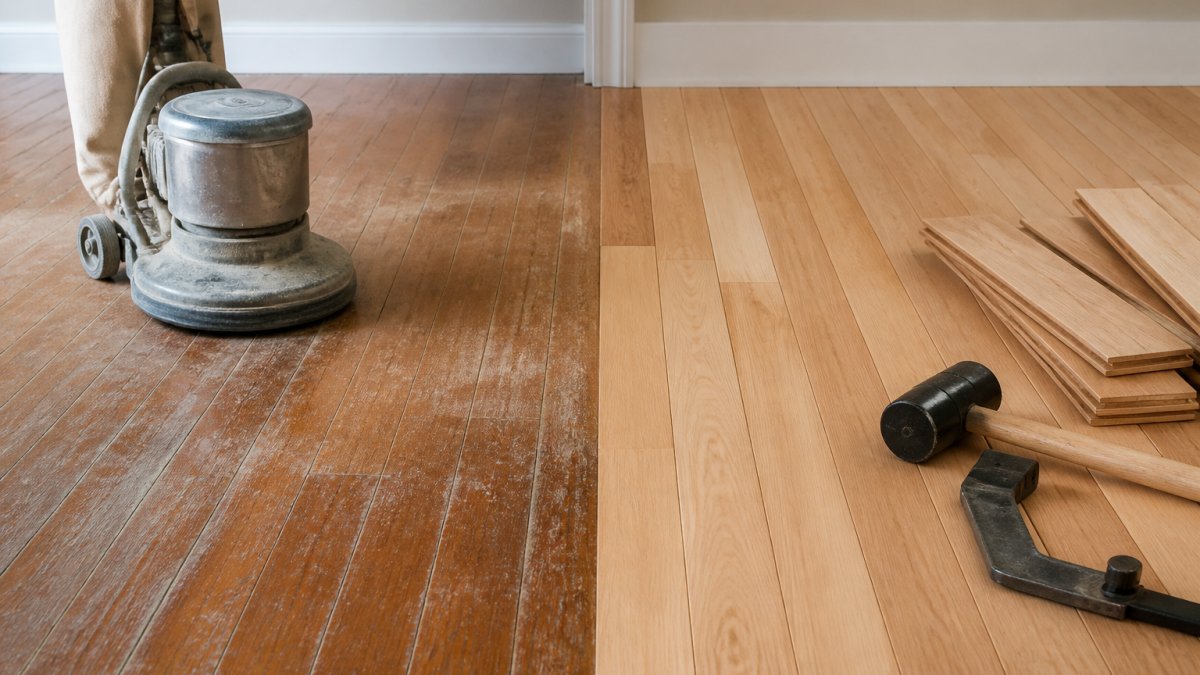 Hardwood Floor Refinishing vs Replacement Cost Guide