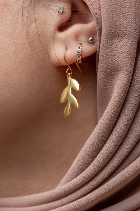 Harma Jewelry Solidarity Olive Branch Of Hope Earrings 1