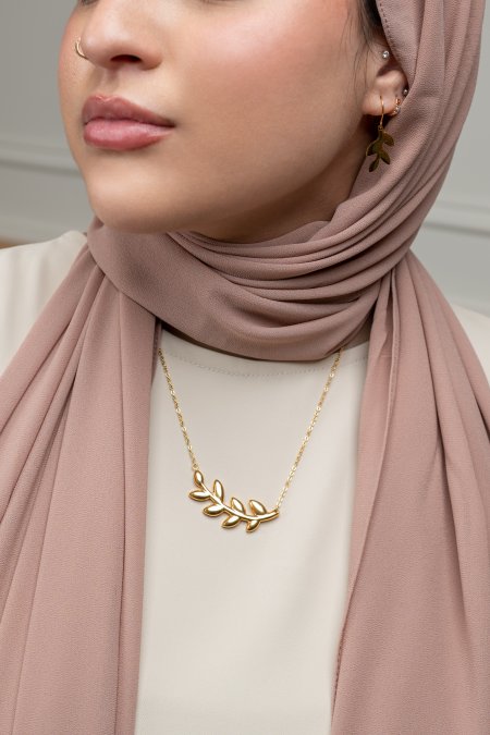 Harma Jewelry Solidarity Olive Branch Of Hope Necklace Set 2