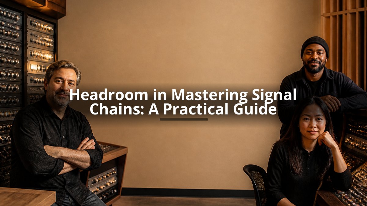 Headroom in Mastering Signal Chains: A Practical Guide