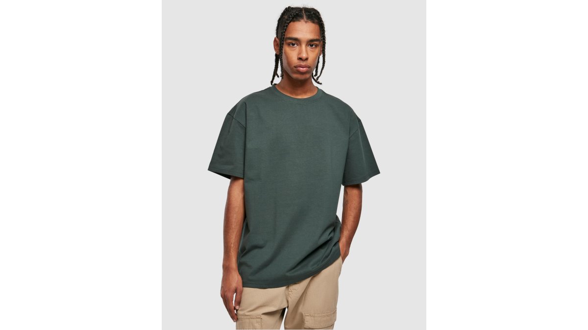 Heavy Oversized Tee - Bottle Green