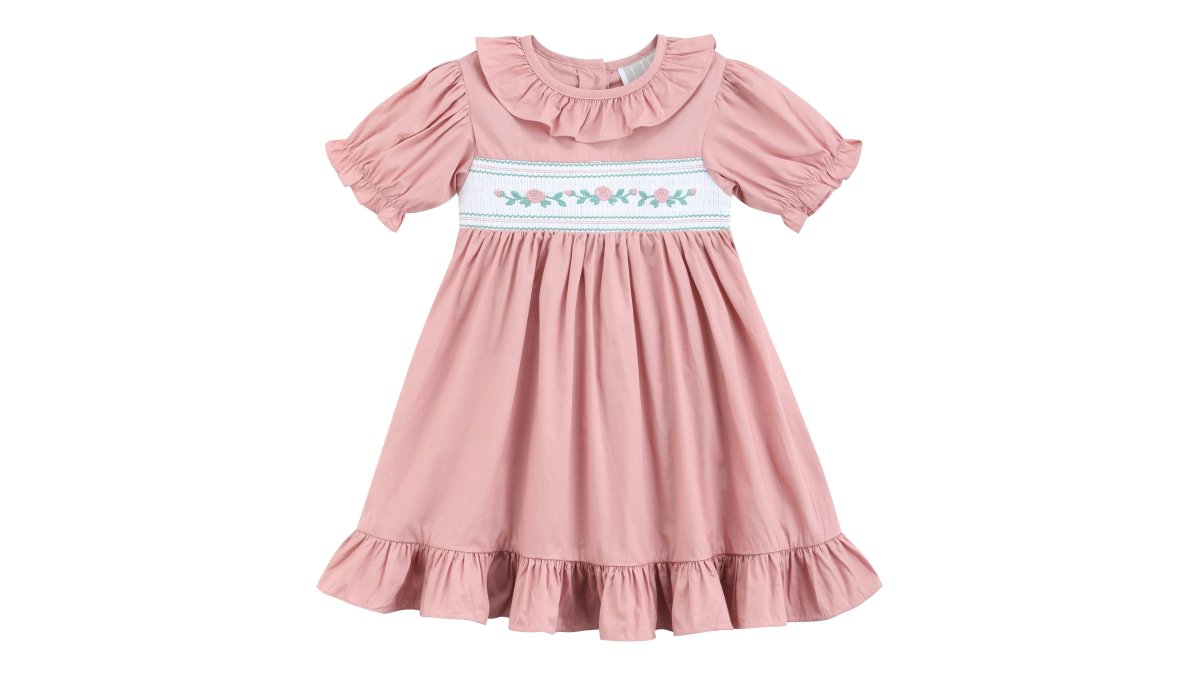 Heritage Rose Smocked Dress