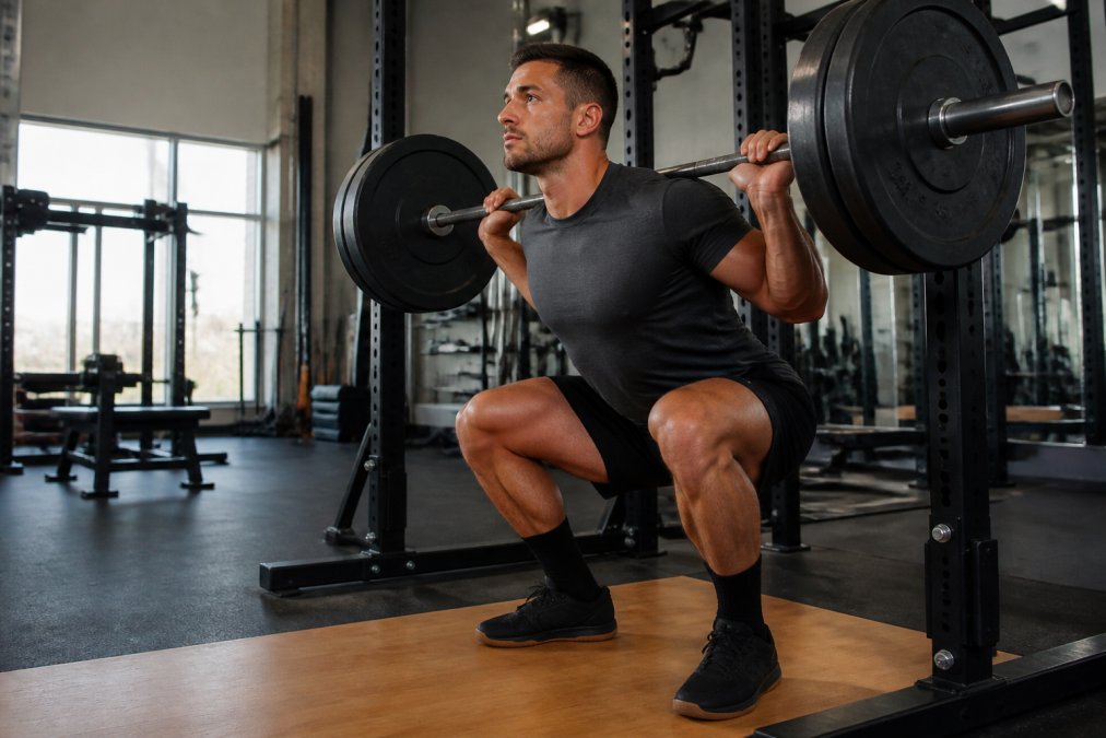 Professional illustration showing Athlete for high performance workout gear