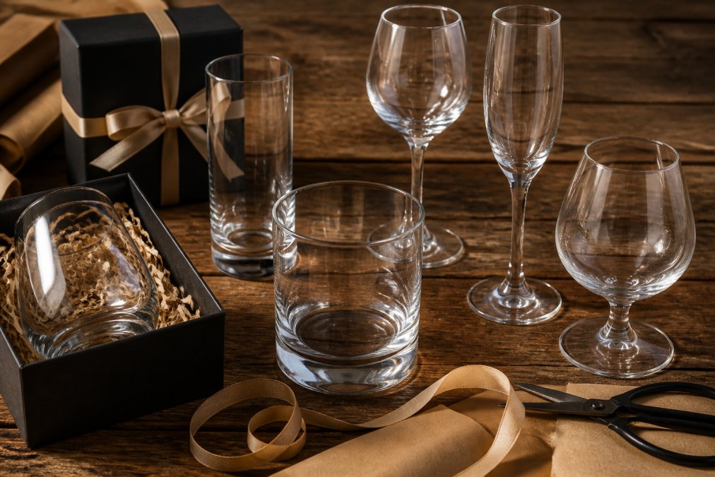 High Quality Custom Glassware for Gifts