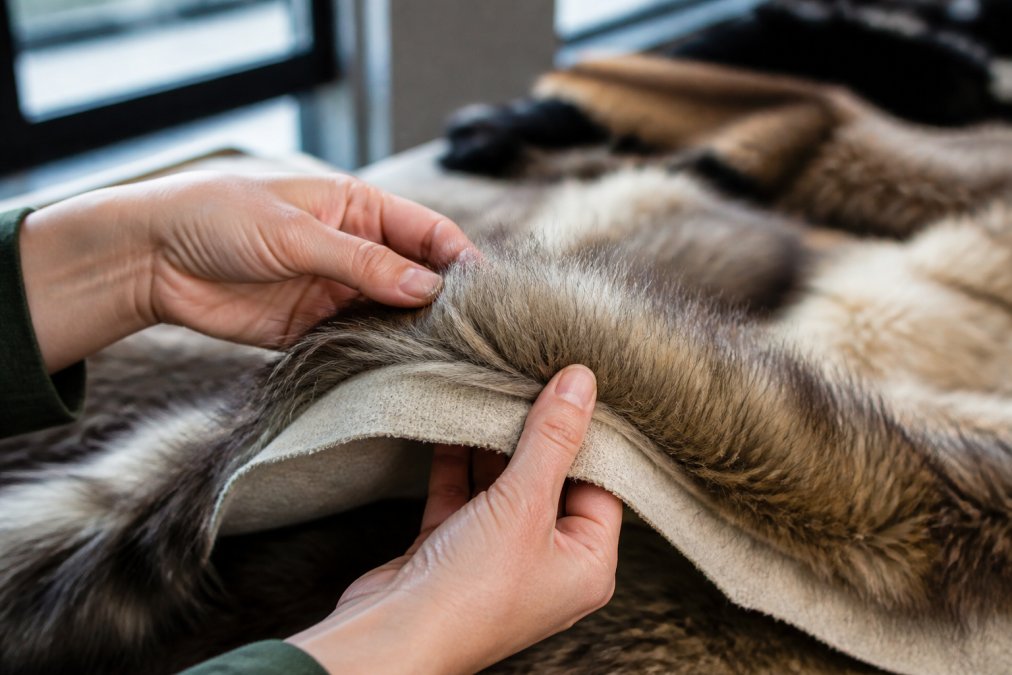 Step-by-step visual guide for high quality faux fur