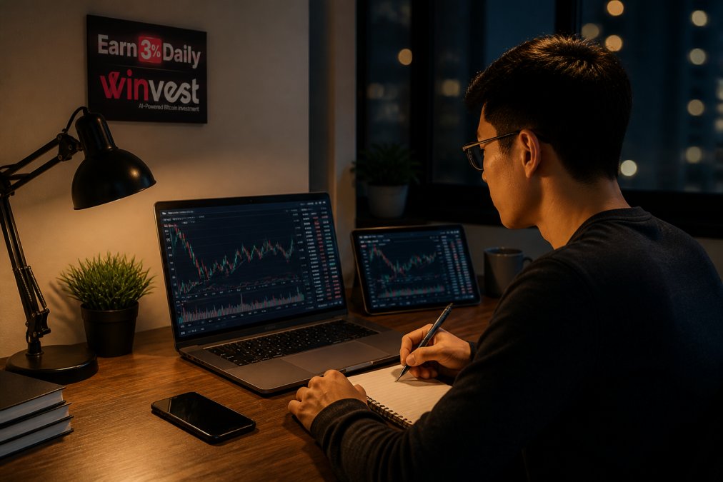 Infographic showing AI-driven trading strategies used by top crypto investment platforms to analyze market data.