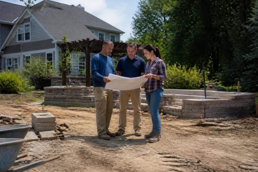 Hiring a General Contractor for Backyard Work