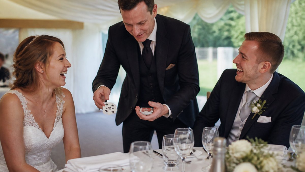 Hiring a Wedding Magician With 18 Years Experience