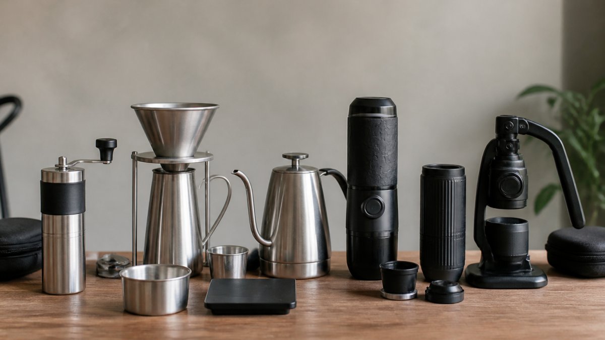 Holdbart kaffeudstyr vs espresso på farten
