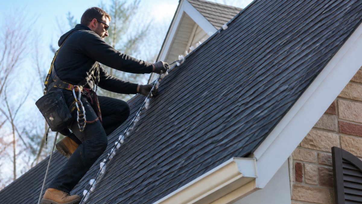 Holiday Lights Steep Roof Installation: Safe How-To