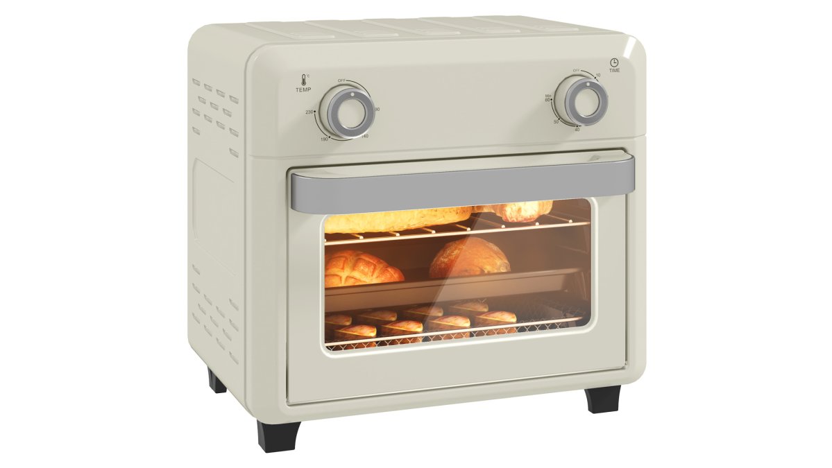 HOMCOM 10L Air Fryer Oven, Electric Oven, Grill, Roast, Bake, 1000W
