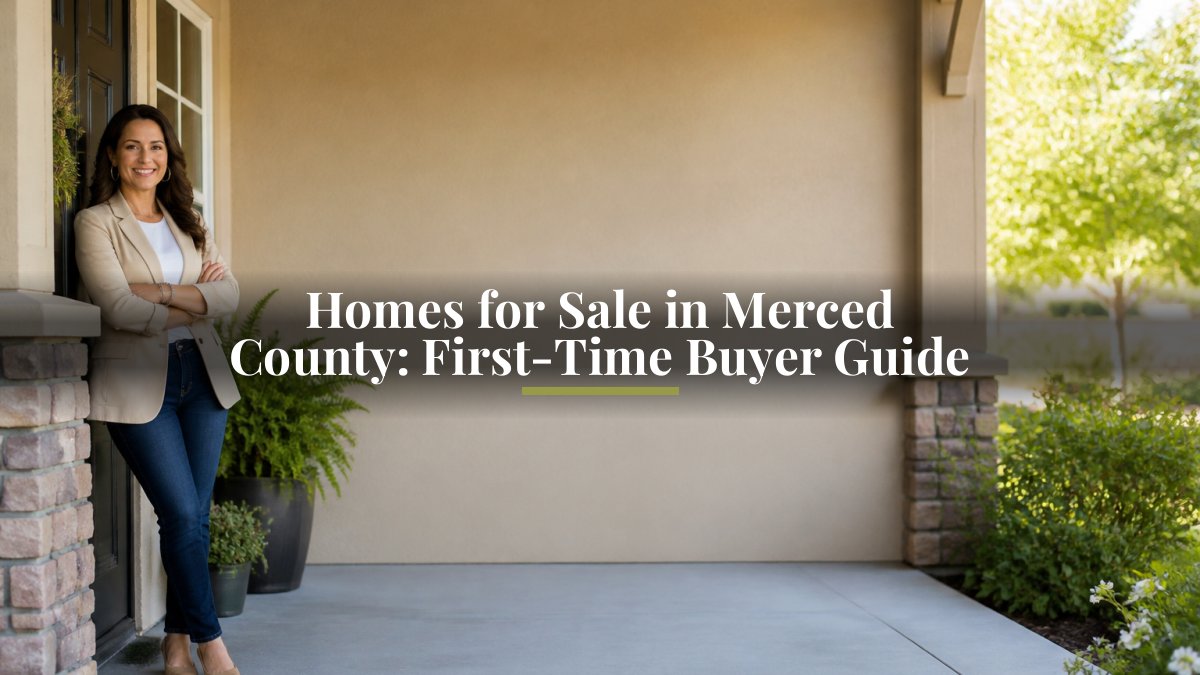 Homes for Sale in Merced County: First-Time Buyer Guide