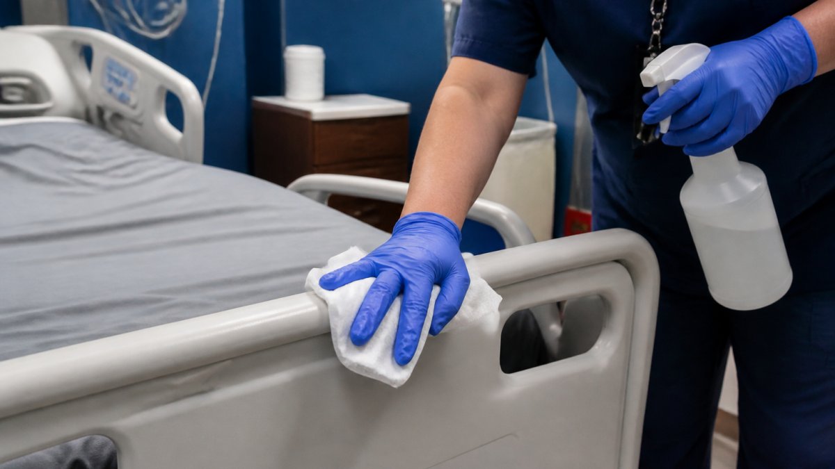 Hospital-Grade Disinfectant Dwell Time Requirements