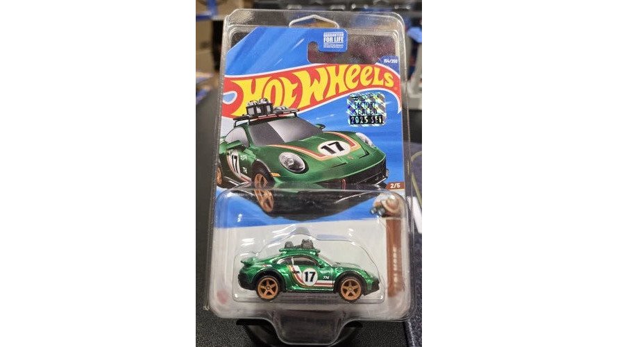 Hot Wheels Super Treasure Hunt 2025 Factory Sealed Sticker Porsche 911 Rallye Diecast Model Car