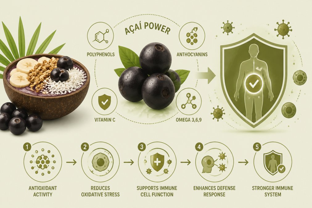 How Açai Works to Boost Immune System