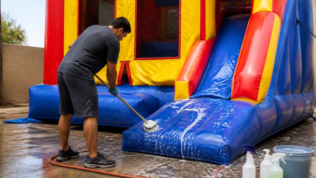 How Bounce Houses Are Cleaned: A Step-by-Step Guide