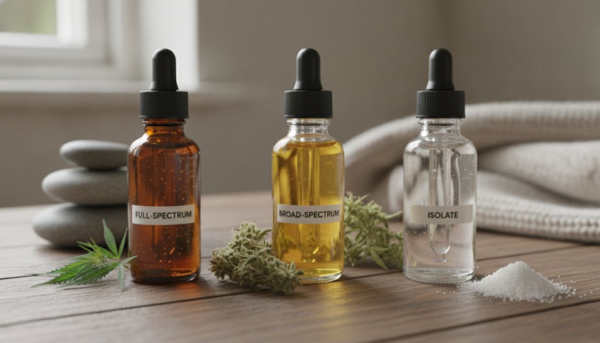 Side-by-side comparison of Flat, CBD for how cbd helps stress management