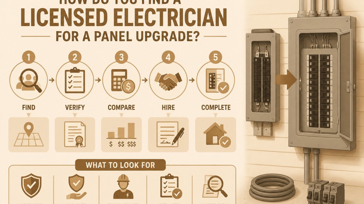 How Do You Find a Licensed Electrician for a Panel Upgrade?