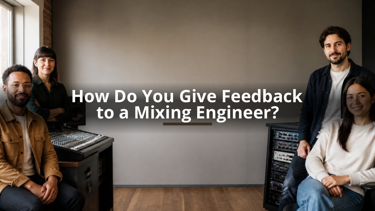 How Do You Give Feedback to a Mixing Engineer?