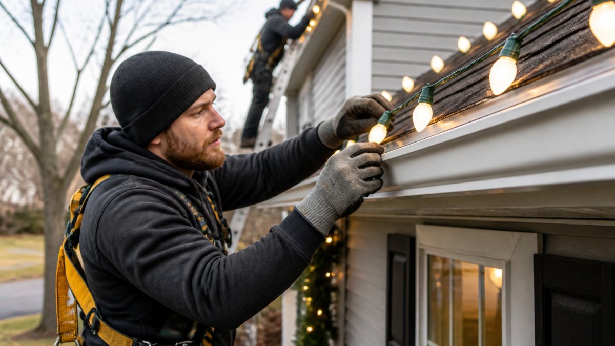 How Do You Hire Insured Christmas Light Installers?