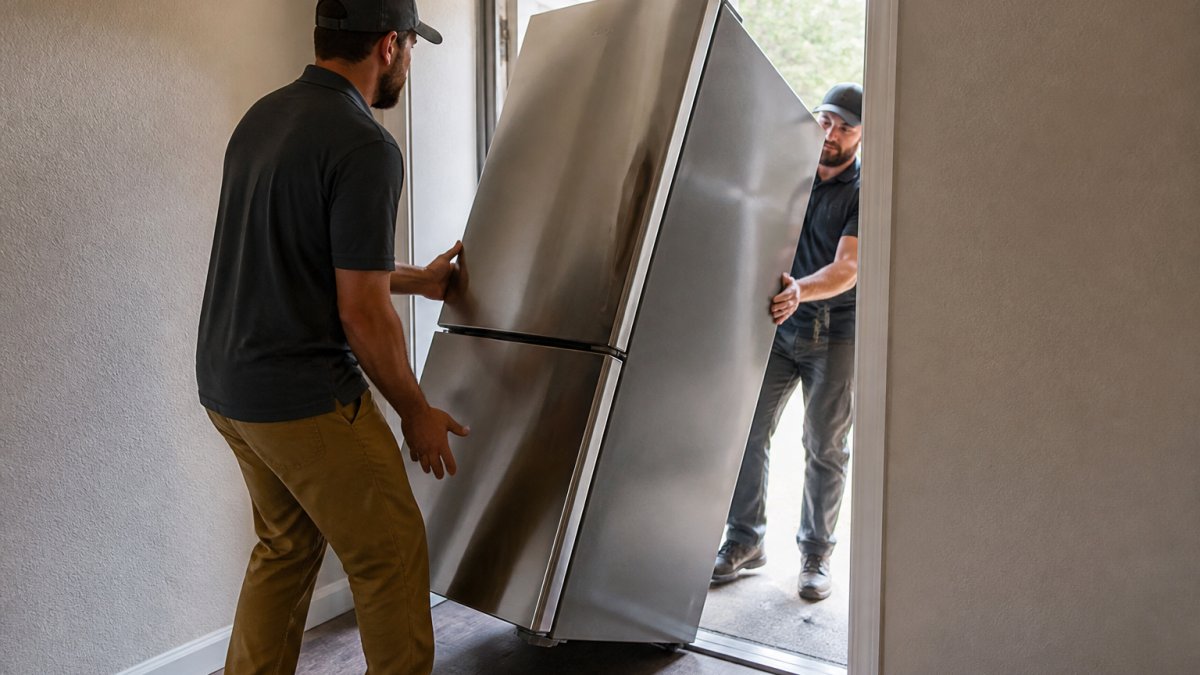 How Do You Move a Refrigerator Through a Tight Doorway?