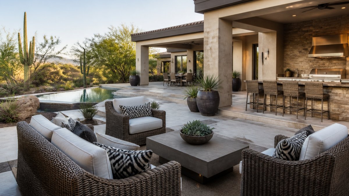 How Do You Stage Outdoor Living Spaces for Luxury Real Estate?