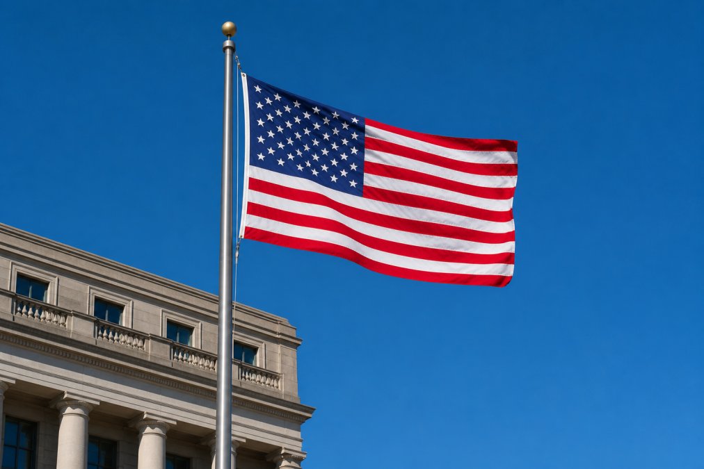 Professional illustration showing outdoor flags last