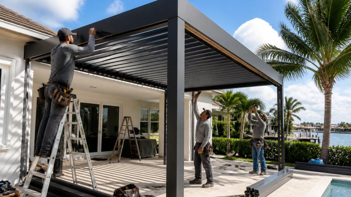 How Long Does Pergola Installation Take in Broward