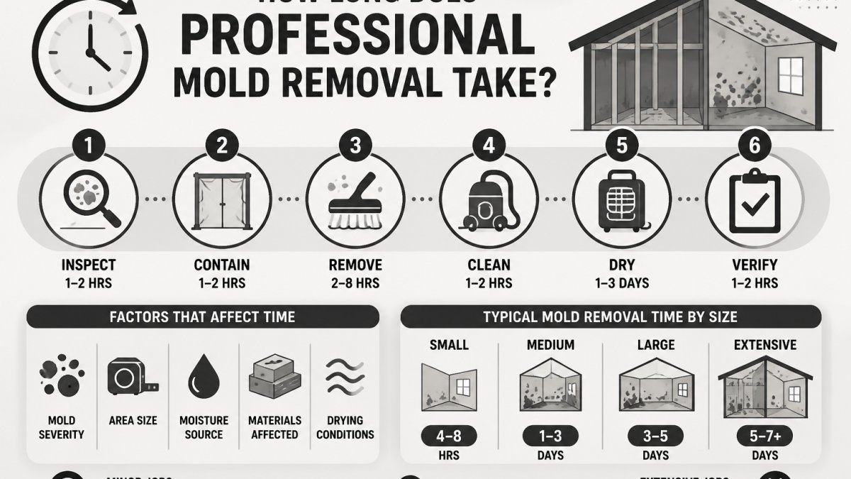 How Long Does Professional Mold Removal Take?