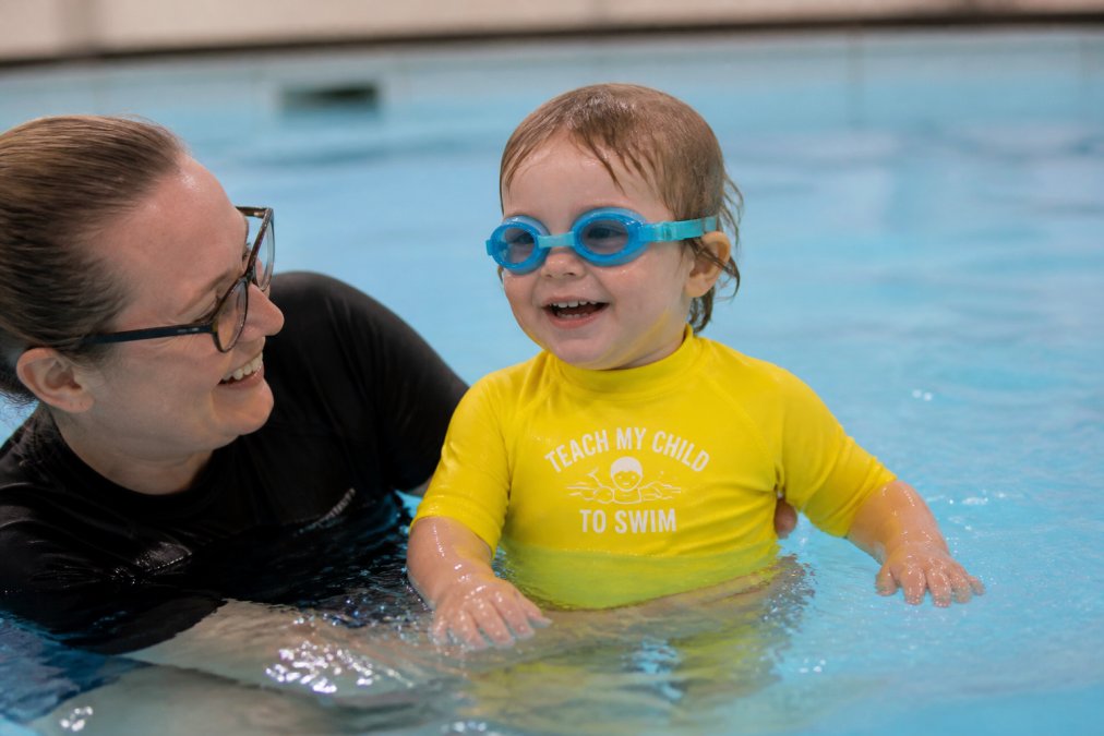 Professional illustration showing Young for how long does swim training take